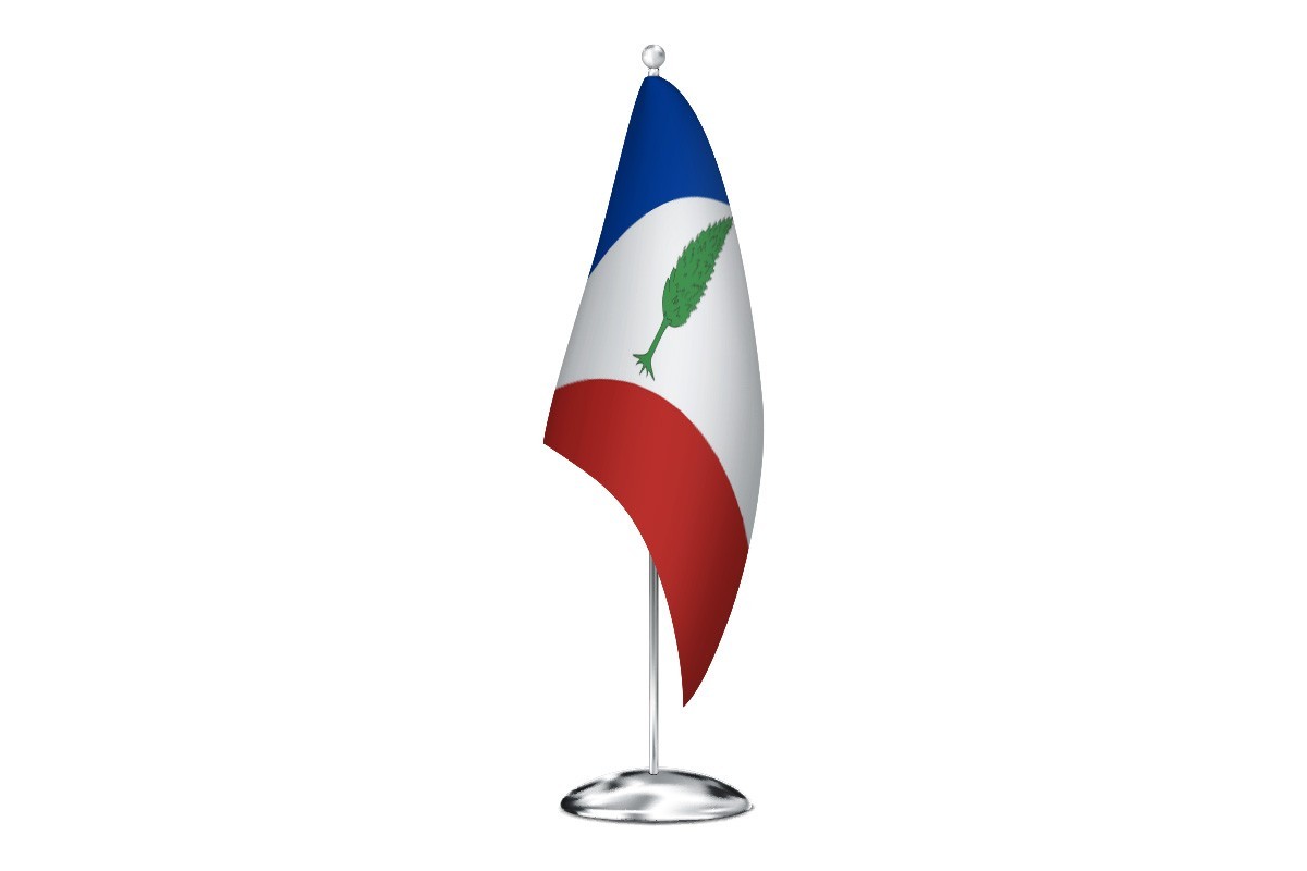 Bandera de despacho de Muelas de los Caballeros de alta calidad