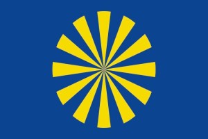 Bandera de Saviñao de alta calidad para exterior 123