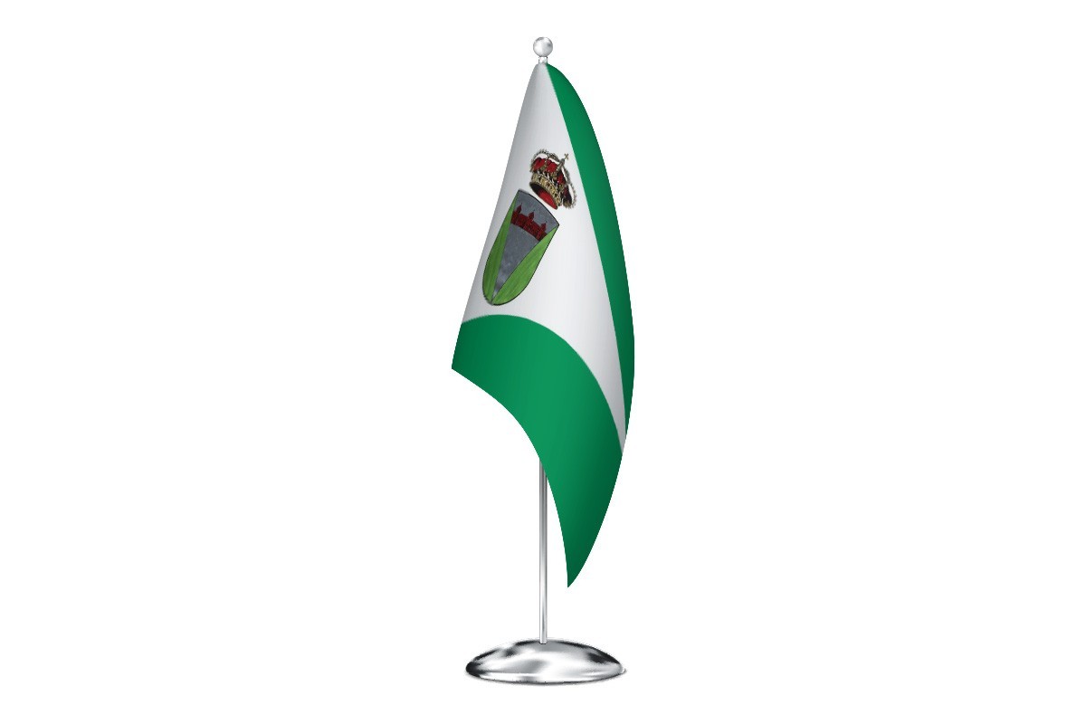 Bandera de despacho de Villanueva del Campo de alta calidad