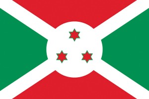 Bandera de Burundi con escudo de alta calidad para exterior 123