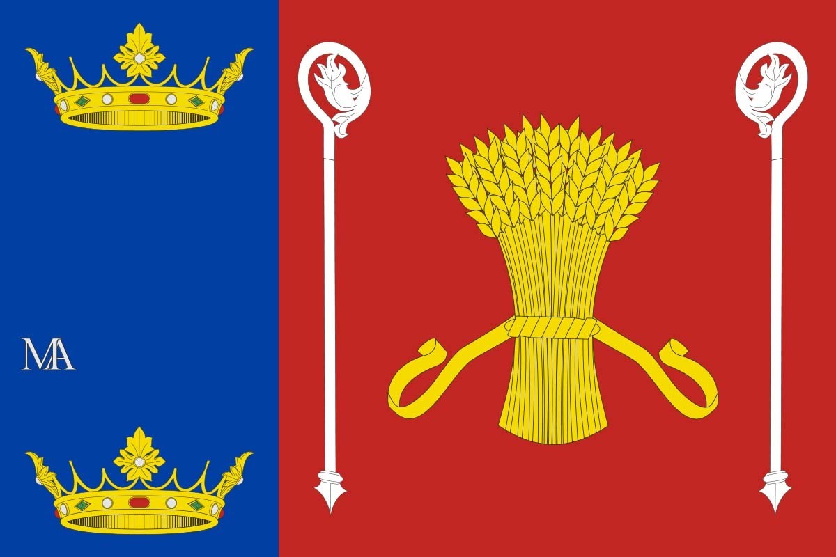 Bandera de despacho de Mesegar de Corneja de alta calidad