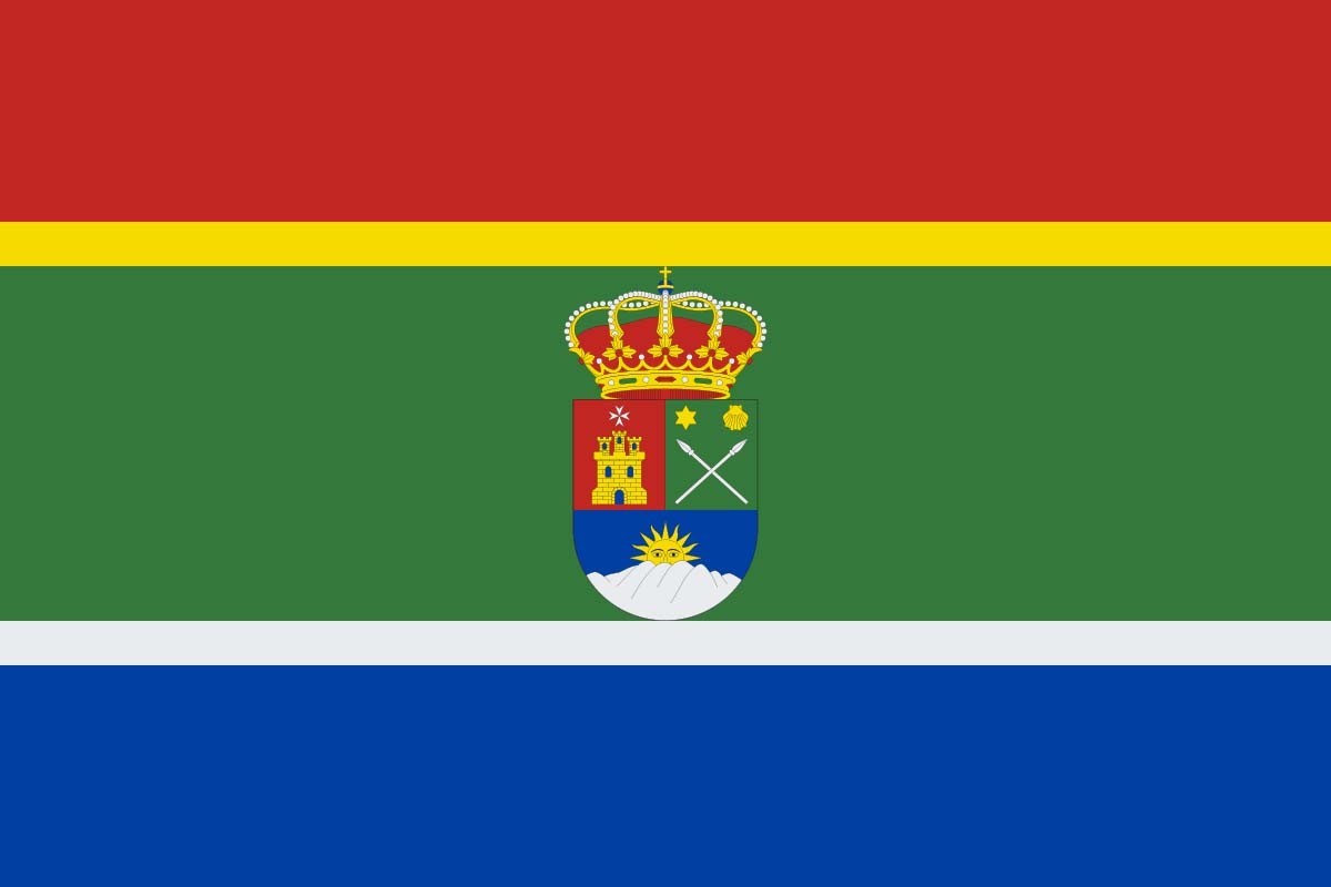 Bandera de despacho de Atapuerca de alta calidad Bandera de despacho de Atapuerca de alta calidad