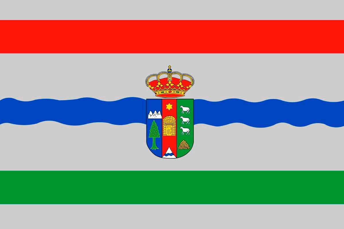 Bandera de despacho de Pineda de la Sierra de alta calidad