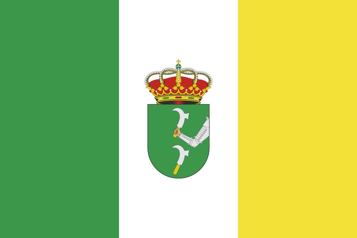 Bandera de despacho de Villahoz de alta calidad