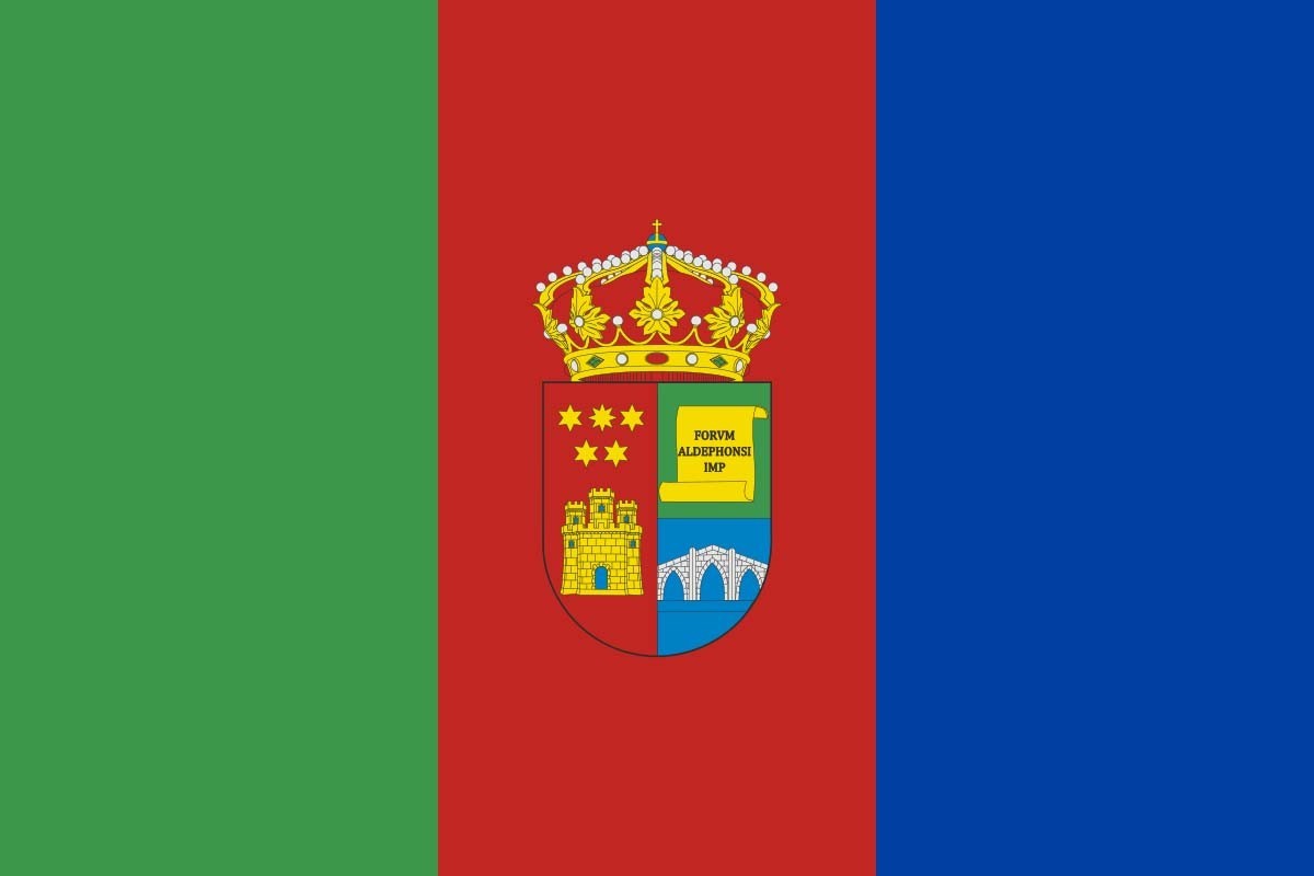 Bandera de despacho de Villalbilla de Burgos de alta calidad