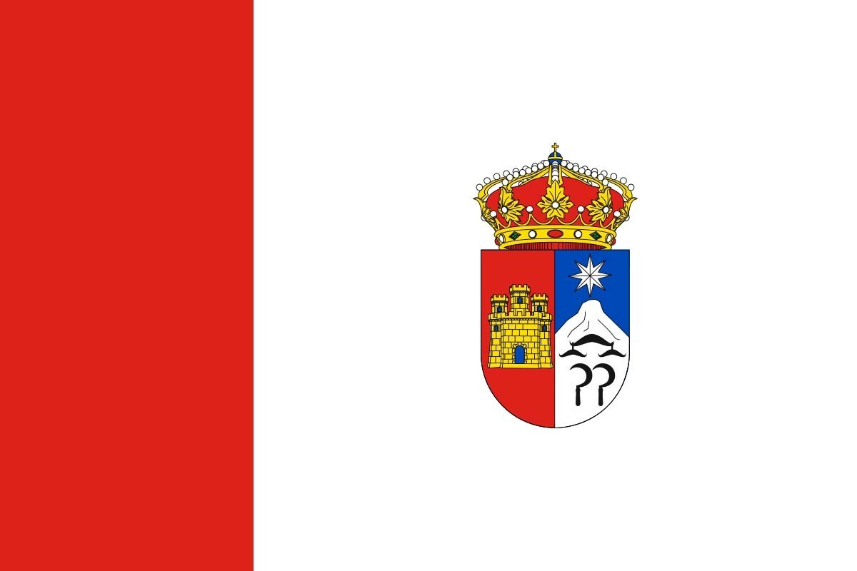 Bandera de despacho de Villanueva de Carazo de alta calidad