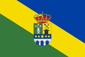 Bandera de despacho de Villasur de Herreros de alta calidad