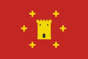 Bandera de despacho de Castrillo de Cabrera de alta calidad