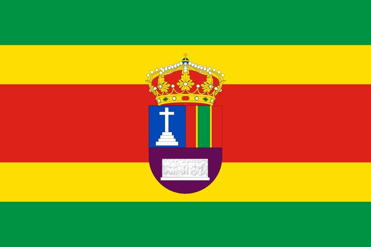 Bandera de despacho de San Justo de la Vega de alta calidad Bandera de despacho de San Justo de la Vega de alta calidad