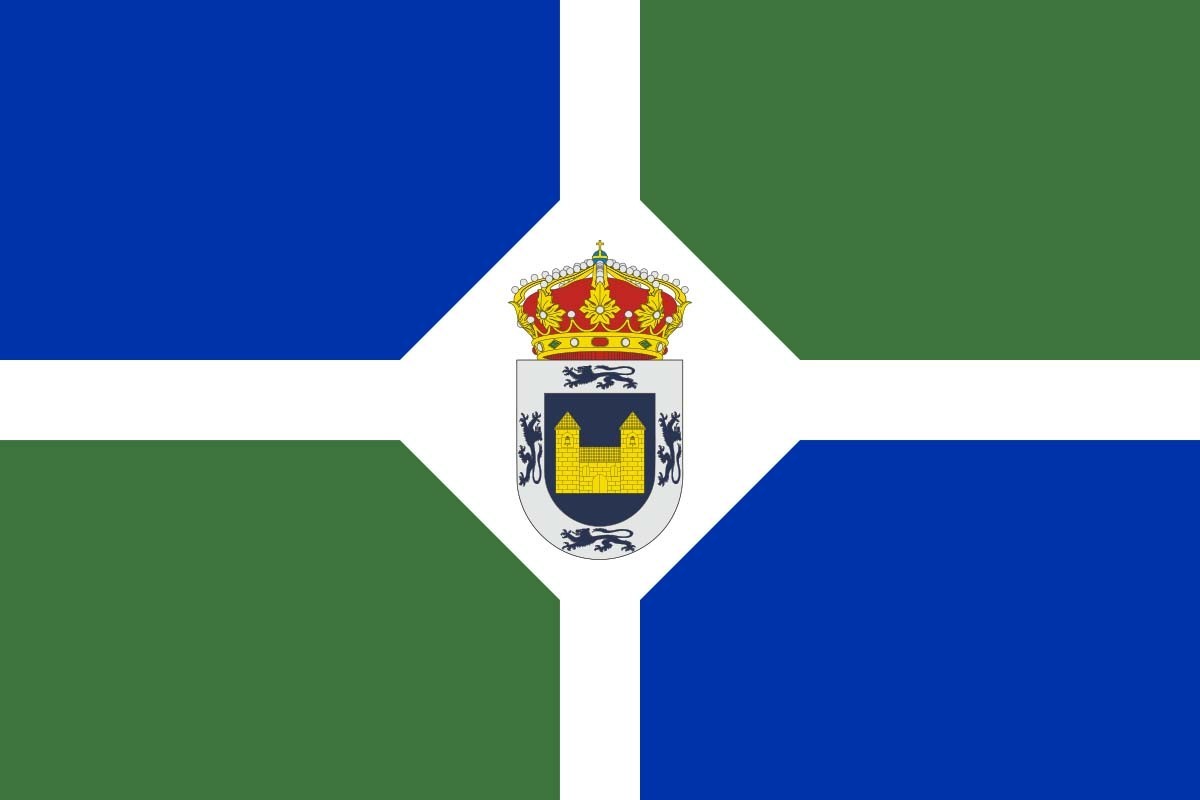 Bandera de despacho de Vegaquemada de alta calidad