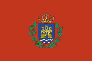 Bandera de Alcalá de Henares de alta calidad para exterior 123