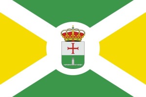 Bandera de despacho de Villamuriel de Cerrato de alta calidad