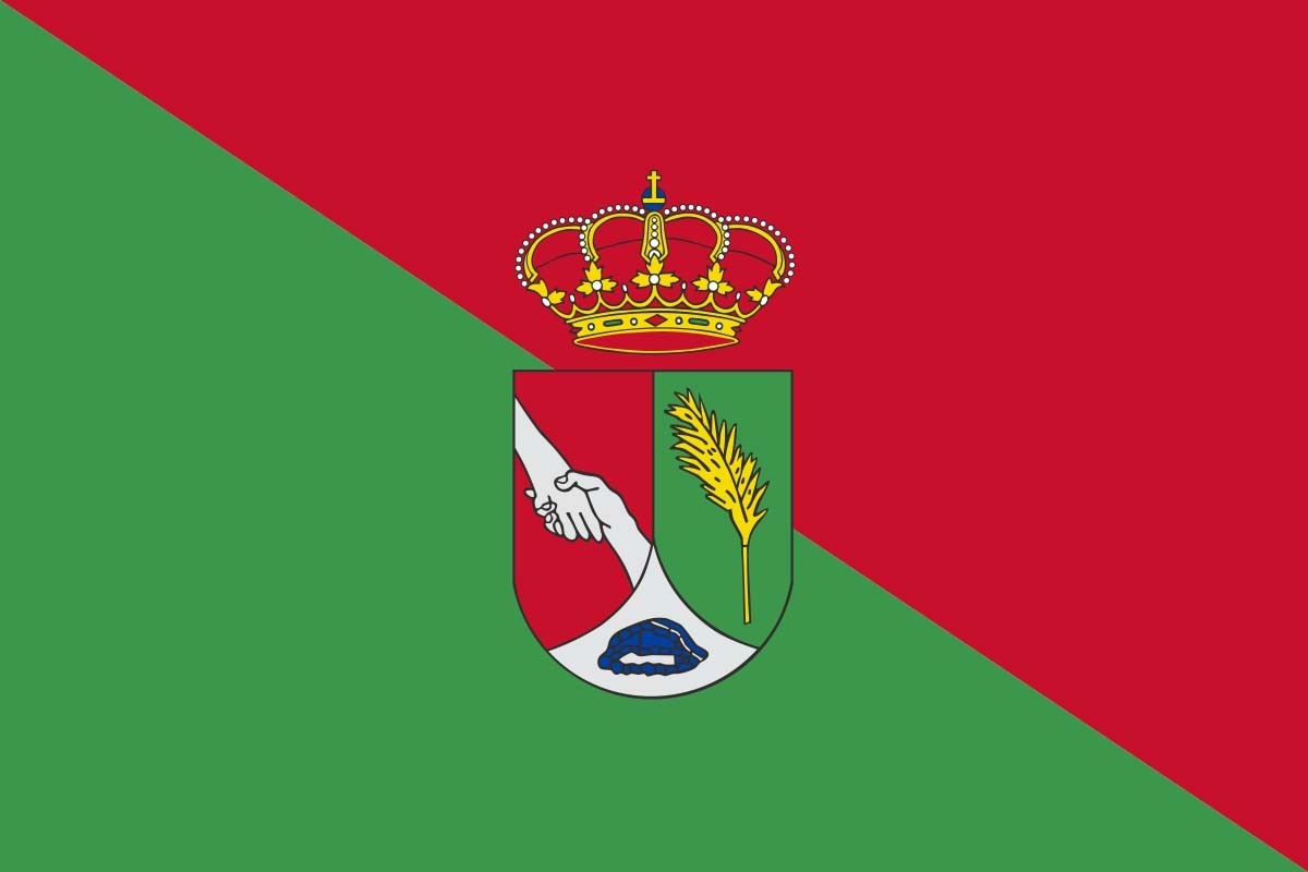 Bandera de despacho de Fuente de San Esteban de alta calidad