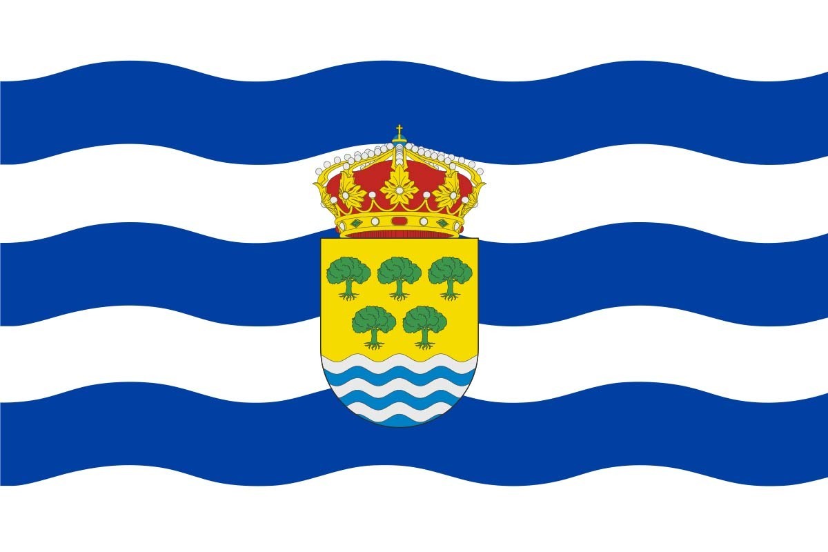 Bandera de despacho de Carrascal del Río de alta calidad