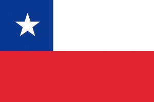 Bandera de Chile con escudo de alta calidad para exterior 123