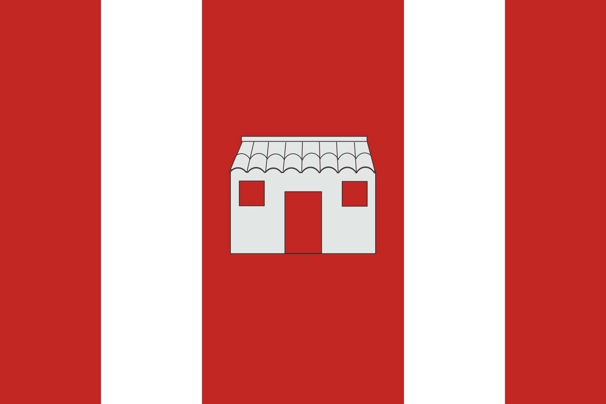 Bandera de despacho de Nueva Villa de las Torres de alta calidad Bandera de despacho de Nueva Villa de las Torres de alta calidad