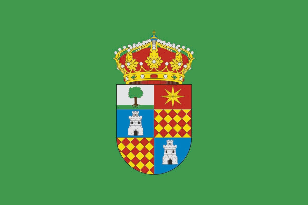Bandera de Camarma de Esteruelas de alta calidad para exterior