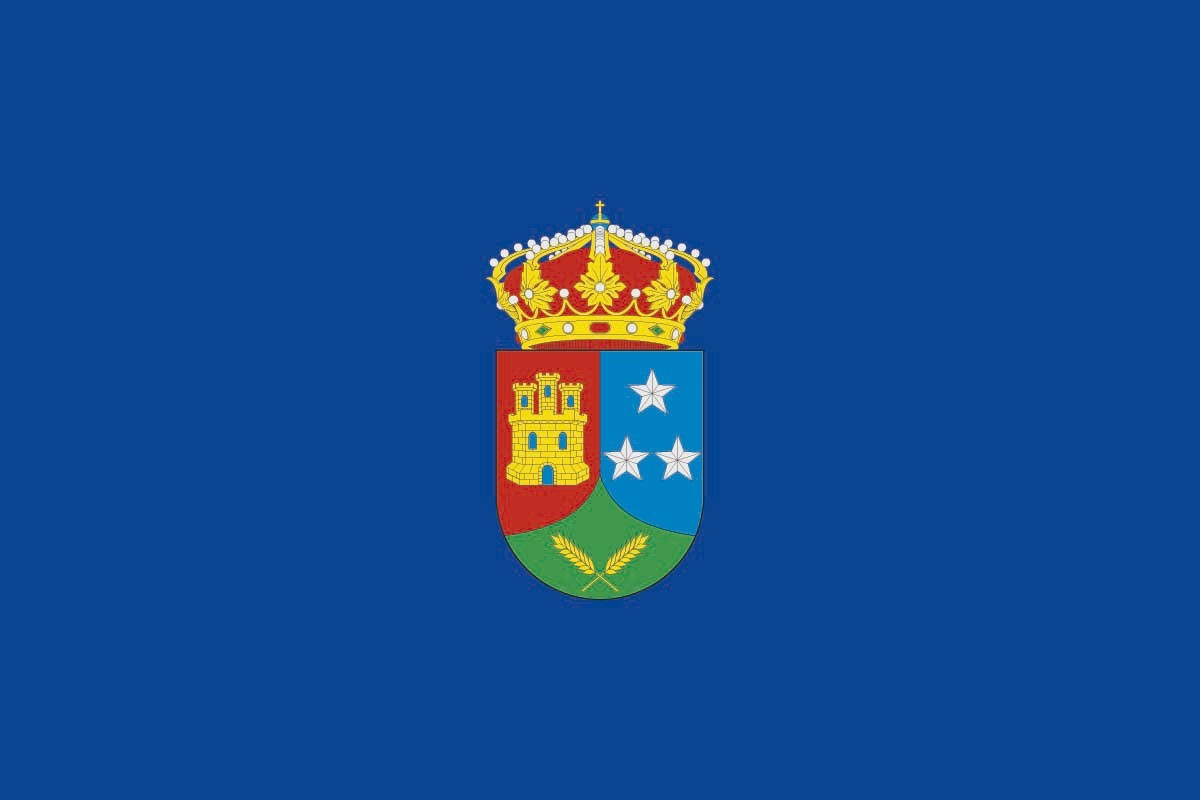 Bandera de Casarrubuelos de alta calidad para exterior