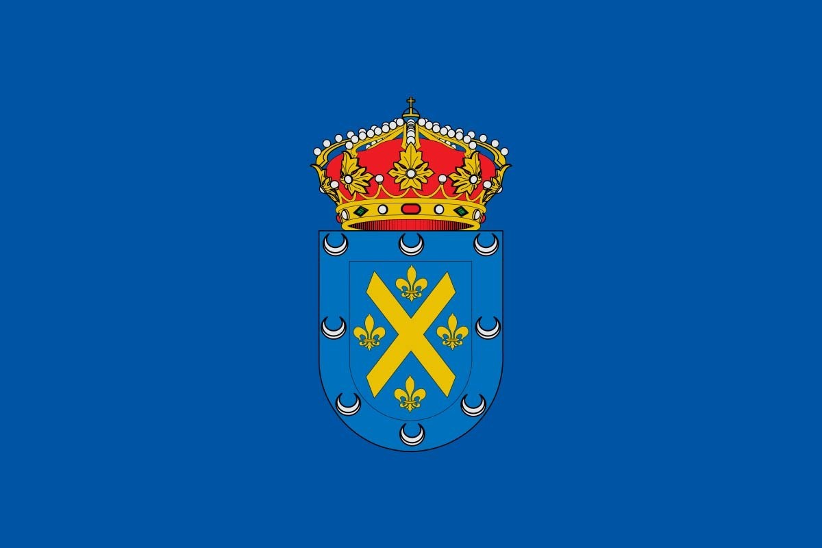 Bandera de despacho de Puebla de Sanabria de alta calidad