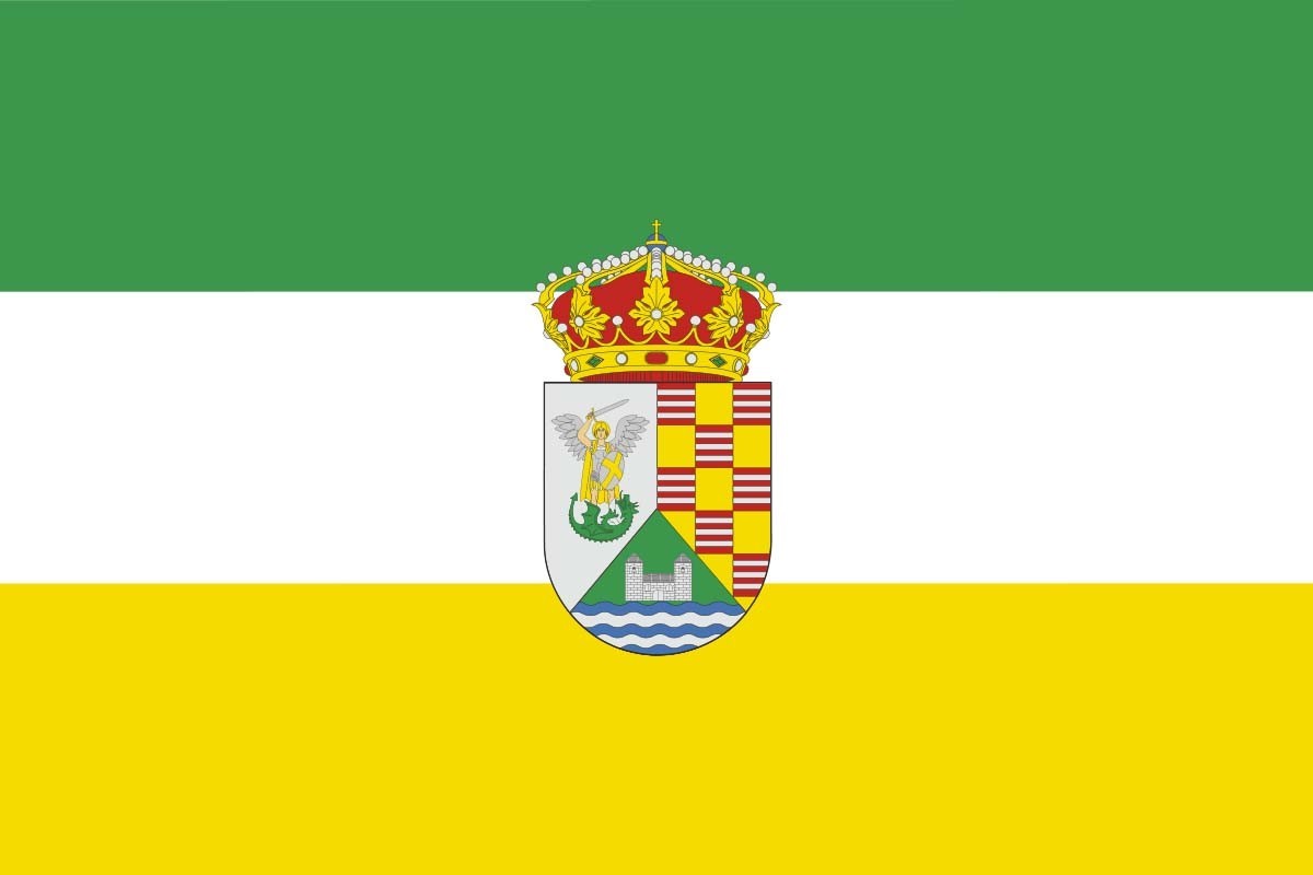 Bandera de despacho de San Miguel de la Ribera de alta calidad Bandera de despacho de San Miguel de la Ribera de alta calidad