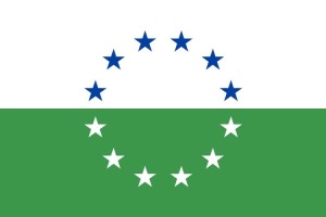 Bandera de despacho de Santa María de la Vega de alta calidad