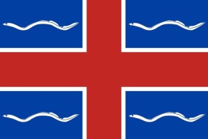 Bandera de despacho de Villalba de la Lampreana de alta calidad