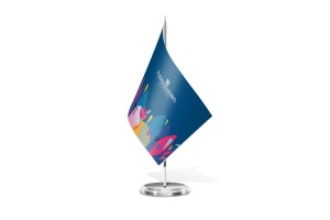 Bandera de mesa personalizada