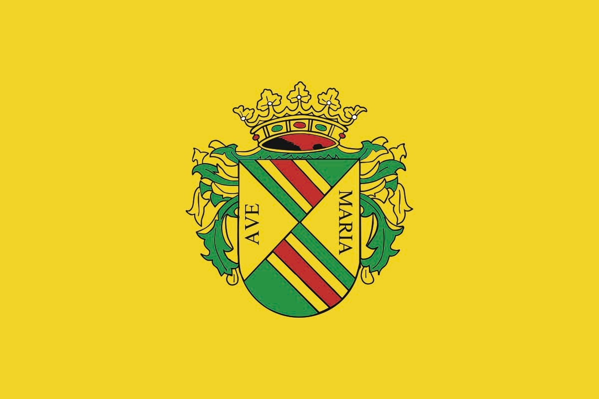 Bandera de Collado Villalba de alta calidad para exterior