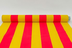 Tela bandera de Cataluña en rollo 123