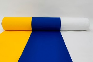 Tela bandera de Canarias en rollo 123