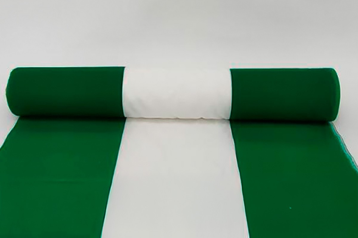 Tela bandera de Andalucía en rollo Tela bandera de Andalucía en rollo