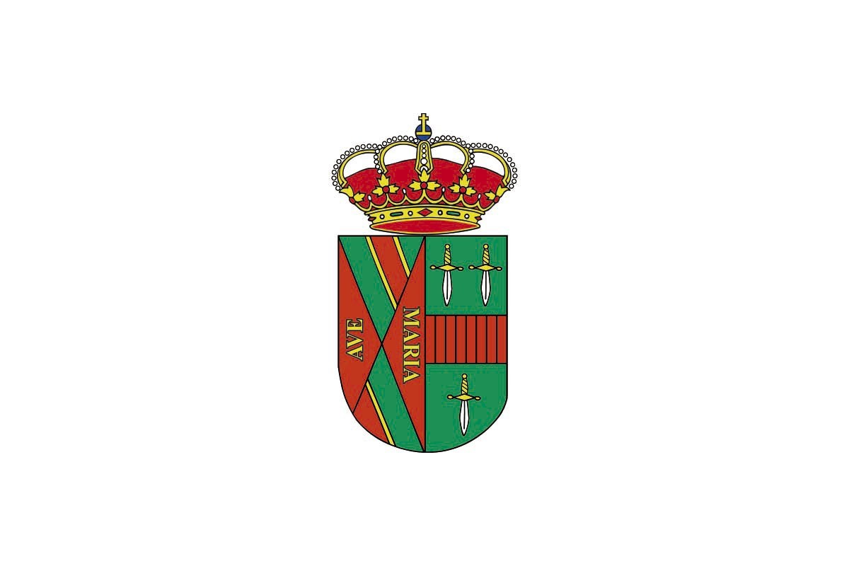 Bandera de Daganzo de Arriba de alta calidad para exterior Bandera de Daganzo de Arriba de alta calidad para exterior