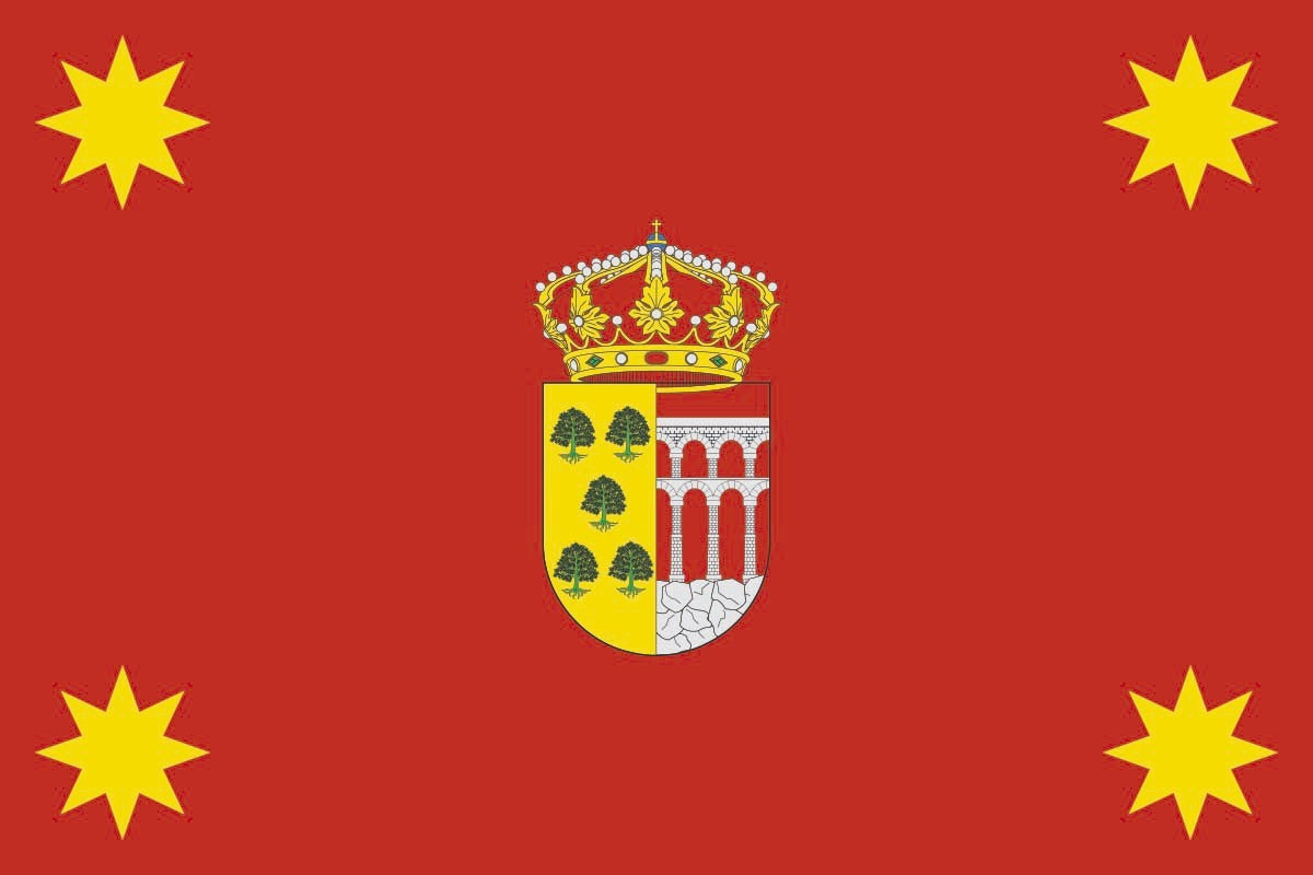 Bandera de Fresnedillas de la Oliva de alta calidad para exterior Bandera de Fresnedillas de la Oliva de alta calidad para exterior