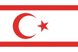 Bandera de Chipre del norte de alta calidad para exterior 123