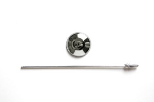 Mástil para mesa cromado 31.5 cm de altura Mástil para mesa cromado 31.5 cm de altura