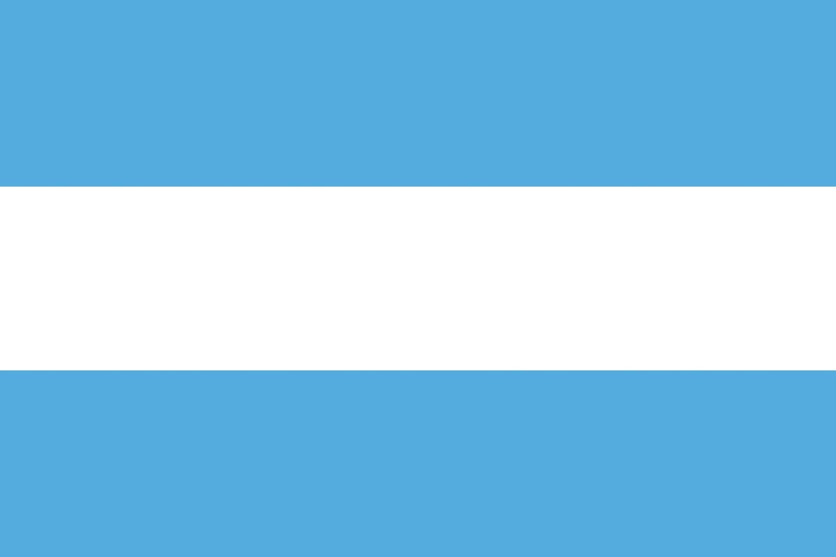 Bandera de Argentina sin escudo de alta calidad para exterior Bandera de Argentina sin escudo de alta calidad para exterior