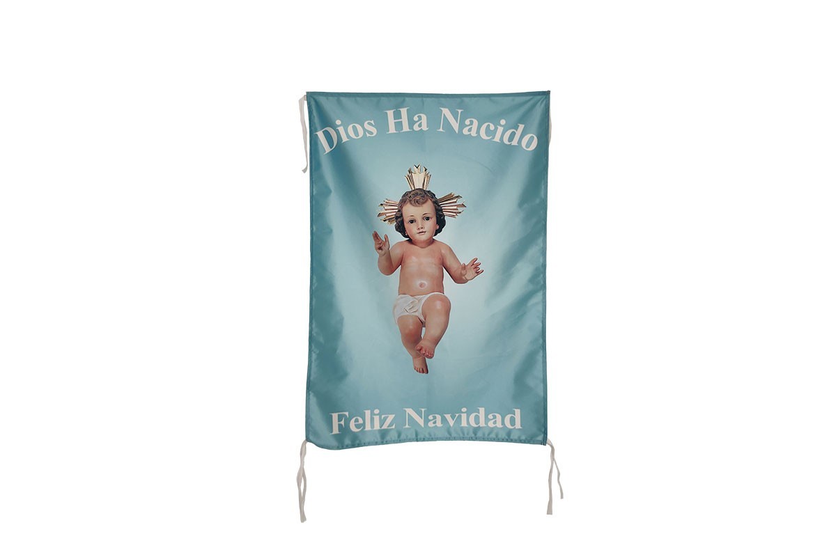 Bandera Niño Jesús para Navidad