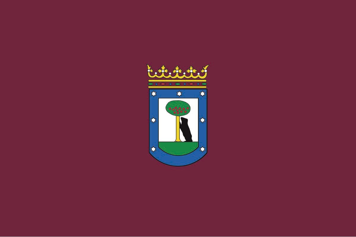 Bandera de Madrid de alta calidad para exterior Bandera de Madrid de alta calidad para exterior