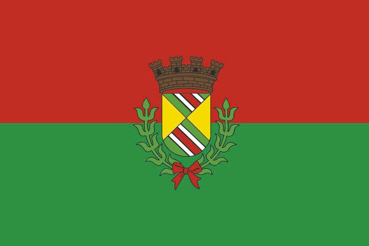 Bandera de Miraflores de la Sierra de alta calidad para exterior Bandera de Miraflores de la Sierra de alta calidad para exterior