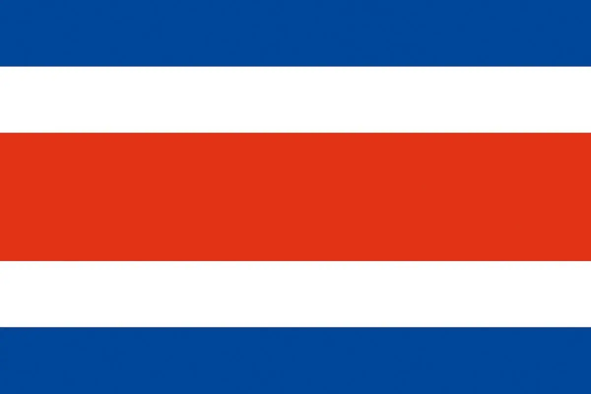 Bandera de Costa Rica sin escudo de alta calidad para exterior Bandera de Costa Rica sin escudo de alta calidad para exterior