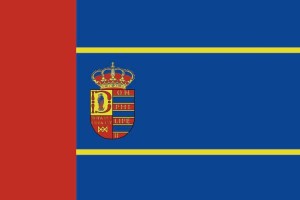 Bandera de Móstoles de alta calidad para exterior 123