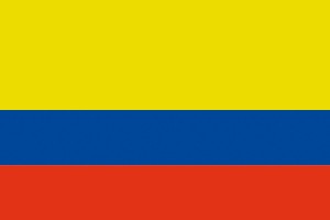 Bandera de Colombia sin escudo de alta calidad para exterior 123
