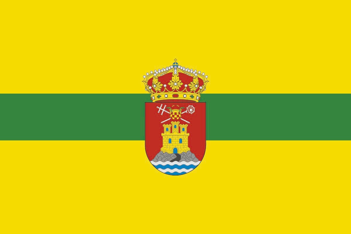 Bandera de Perales de Tajuña de alta calidad para exterior