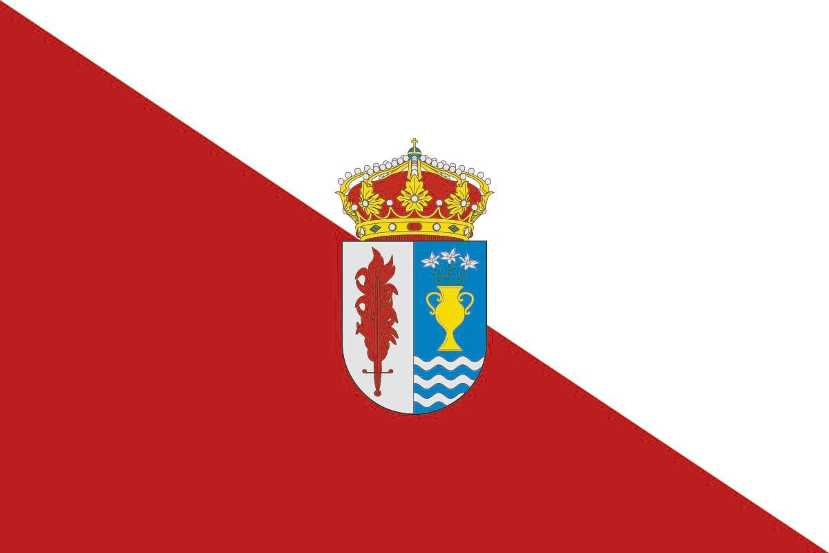 Bandera de Pinilla del Valle de alta calidad para exterior Bandera de Pinilla del Valle de alta calidad para exterior