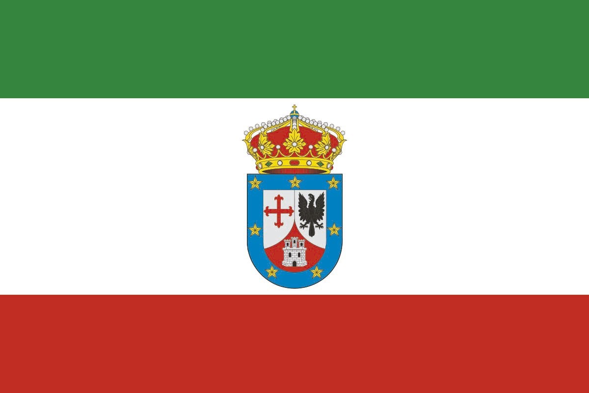 Bandera de San Agustín del Guadalix de alta calidad para exterior