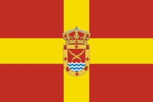 Bandera de Santos de la Humosa de alta calidad para exterior 123