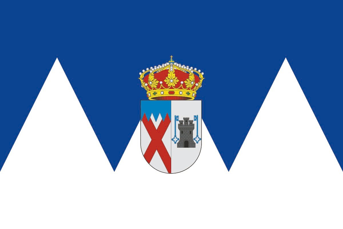 Bandera de Somosierra de alta calidad para exterior