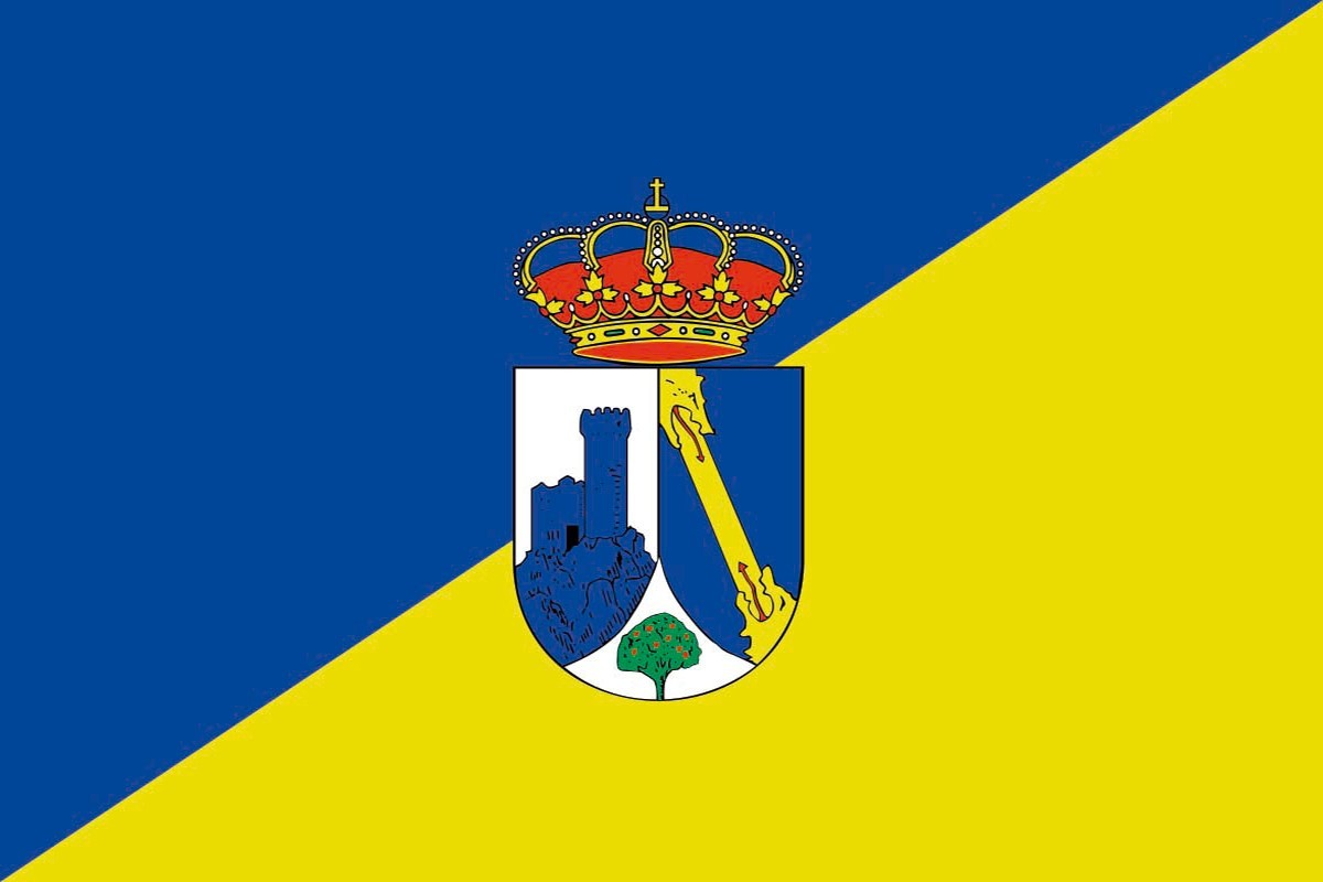 Bandera de Torrelodones de alta calidad para exterior Bandera de Torrelodones de alta calidad para exterior