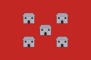 Bandera de Ràfol d'Almúnia de alta calidad para exterior | BPH 123