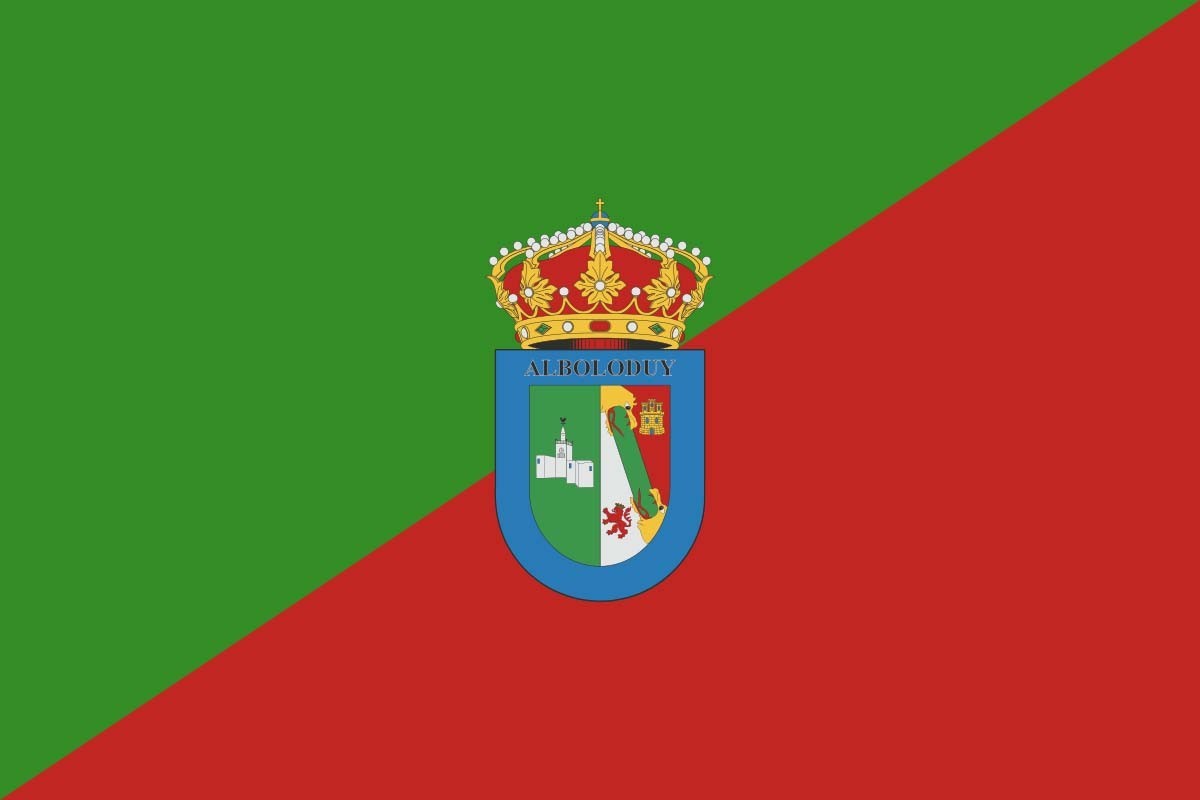 Bandera de Alboloduy de alta calidad para exterior | BPH